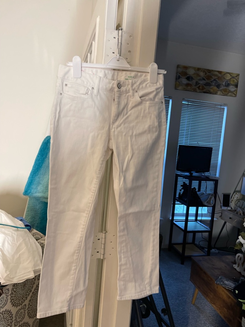 Lilly Pulitzer White Straight-Leg Jeans